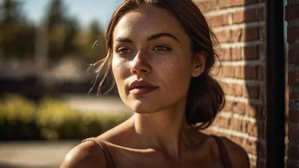 cinematic kino a portrait of either a woman or a man outdoors 2 1024x575