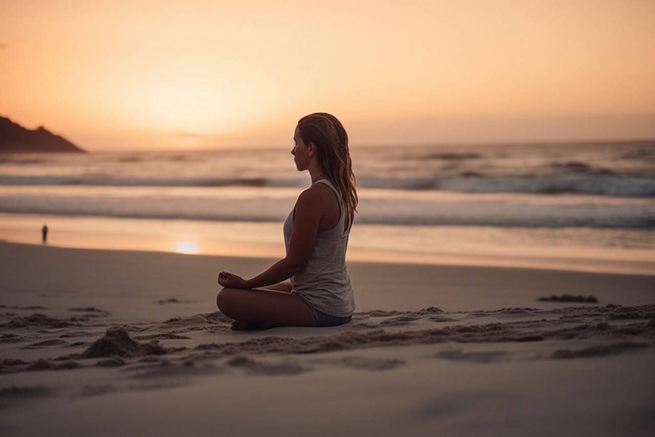 romantic heart shape on beach at sunset concept of love and serenity f100038771